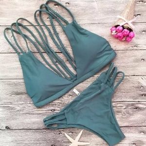 brand new green/blue swimsuit!